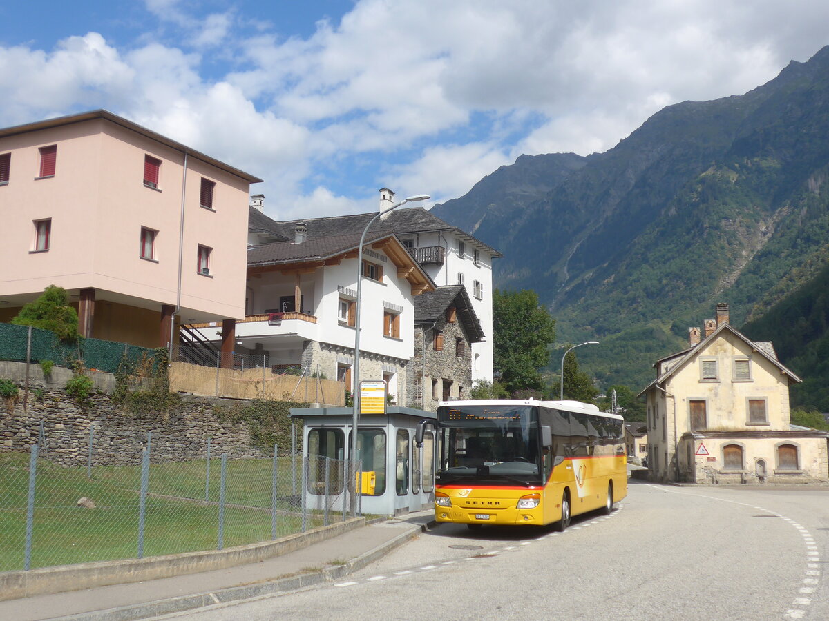 (227'939) - PostAuto Graub�nden - GR 179'709 - Setra am 11. September 2021 in Mesocco, Stazione