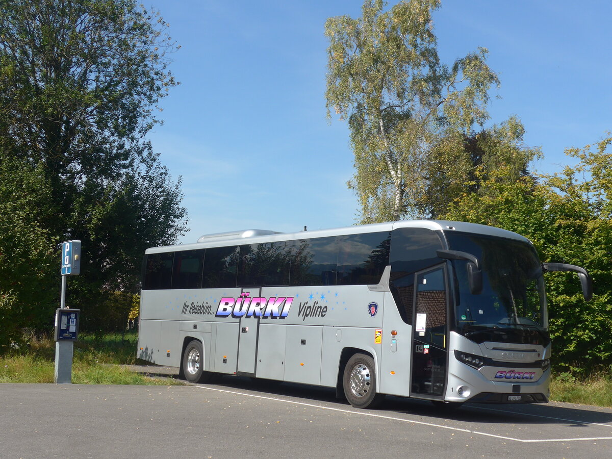 (228'024) - B�rki, B�riswil - Nr. 1/BE 391'755 - Scania am 13. September 2021 in Thun, Scherzligen/Schadau