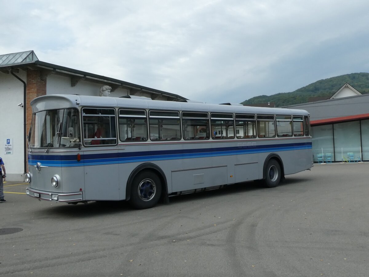 (228'391) - Borerm Neuhausen - SH 19'684 - Saurer/T�scher (ex Sch�ttler, D-K�ln; ex Braun, D-M�nster; ex Schmid, Hemishofen; ex Br�tsch, B�ttenhard; ex ASS Schleitheim Nr. 8) am 26. September 2021 in Siblingen, Am Stei 