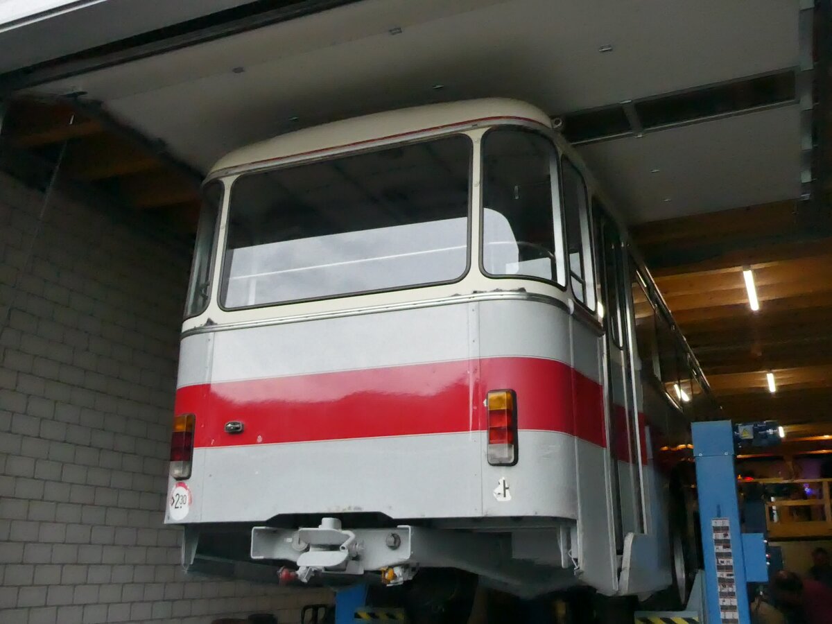 (228'433) - Borer, Neuhausen - Nr. 7 - Saurer/T�scher (ex Heiniger, B�tzberg; ex ASS Schleitheim Nr. 22; ex ASS Schleitheim Nr. 7) am 26. September 2021 in Hallau, Dickistrasse