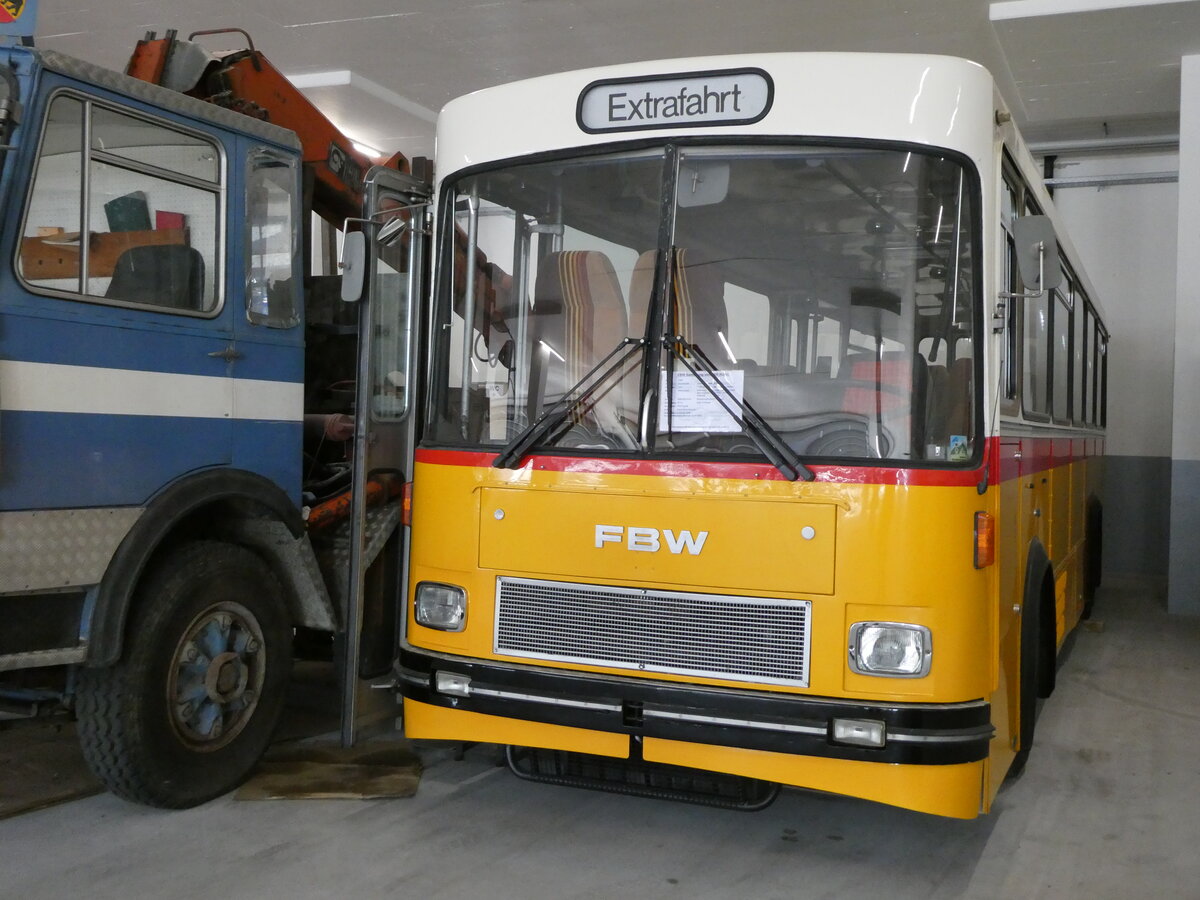 (228'531) - R�llin, Hirzel - FBW/FHS (ex K�lin, M�riken; ex Eggenberger, M�riken; ex Hammer, Schwarzenberg; ex Bucheli, Kriens Nr. 22) am 2. Oktober 2021 in N�fels, FBW-Museum