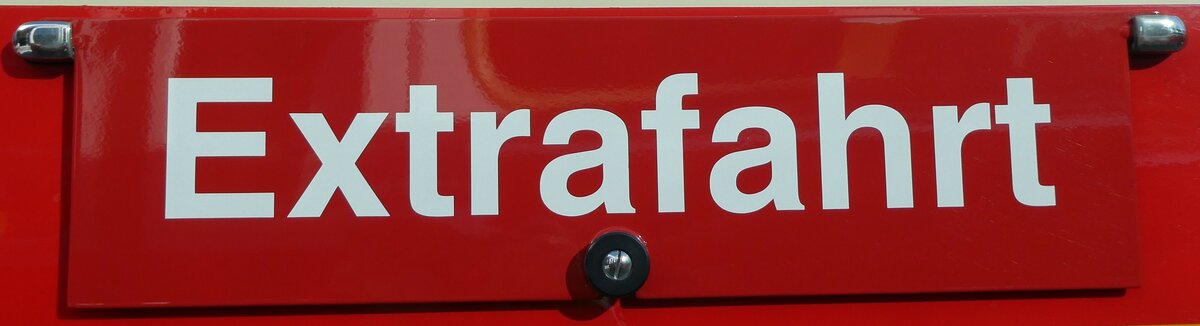 (228'541) - Routentafel - Extrafahrt - am 2. Oktober 2021 in N�fels, FBW-Museum