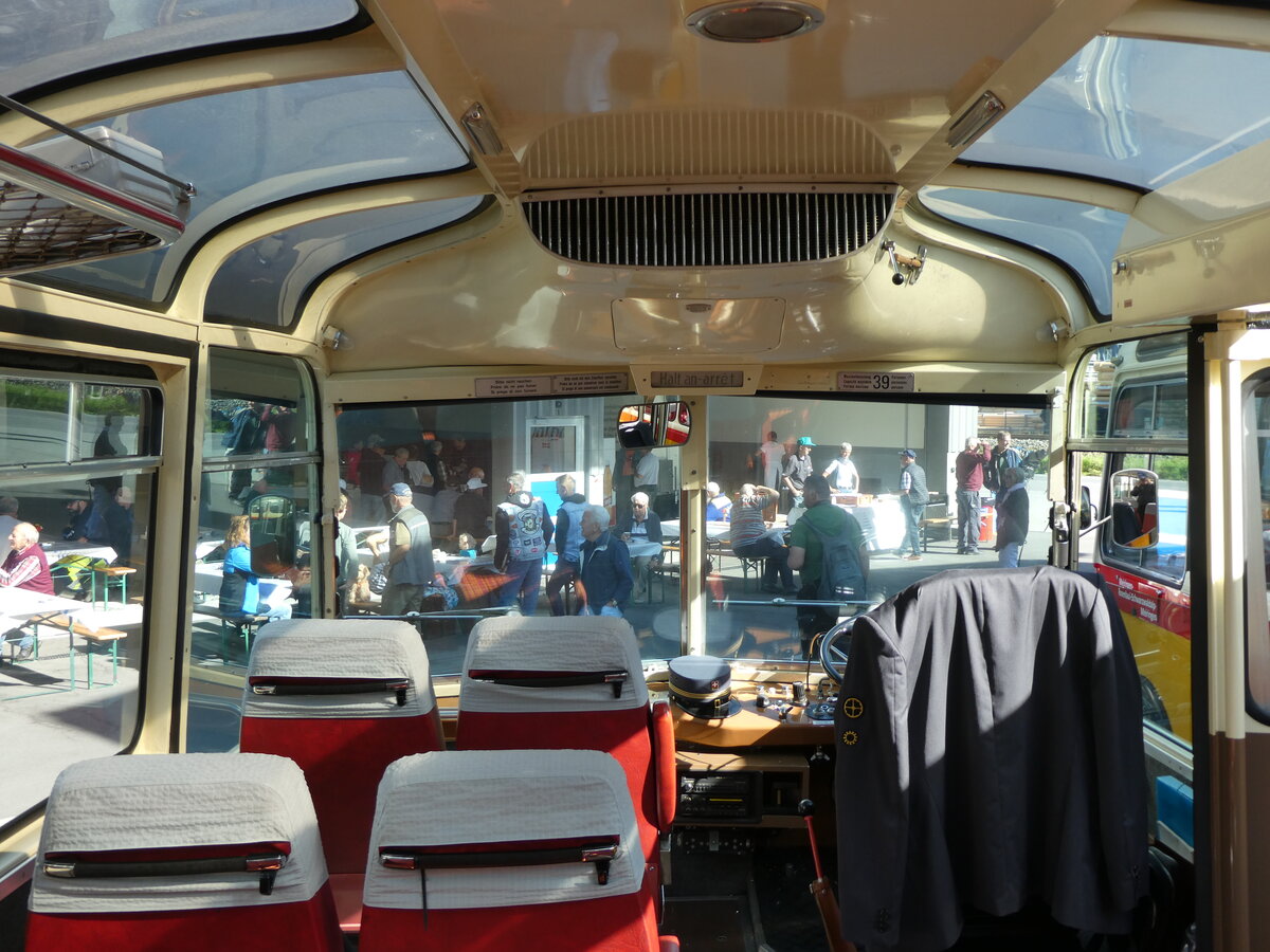 (228'553) - Stutz, Jonen - AG 6316 - FBW/Gangloff (ex Londonbus, Holziken; ex Furter, Oberentfelden; ex P 24'167) am 2. Oktober 2021 in N�fels, FBW-Museum (Innenaufnahme)