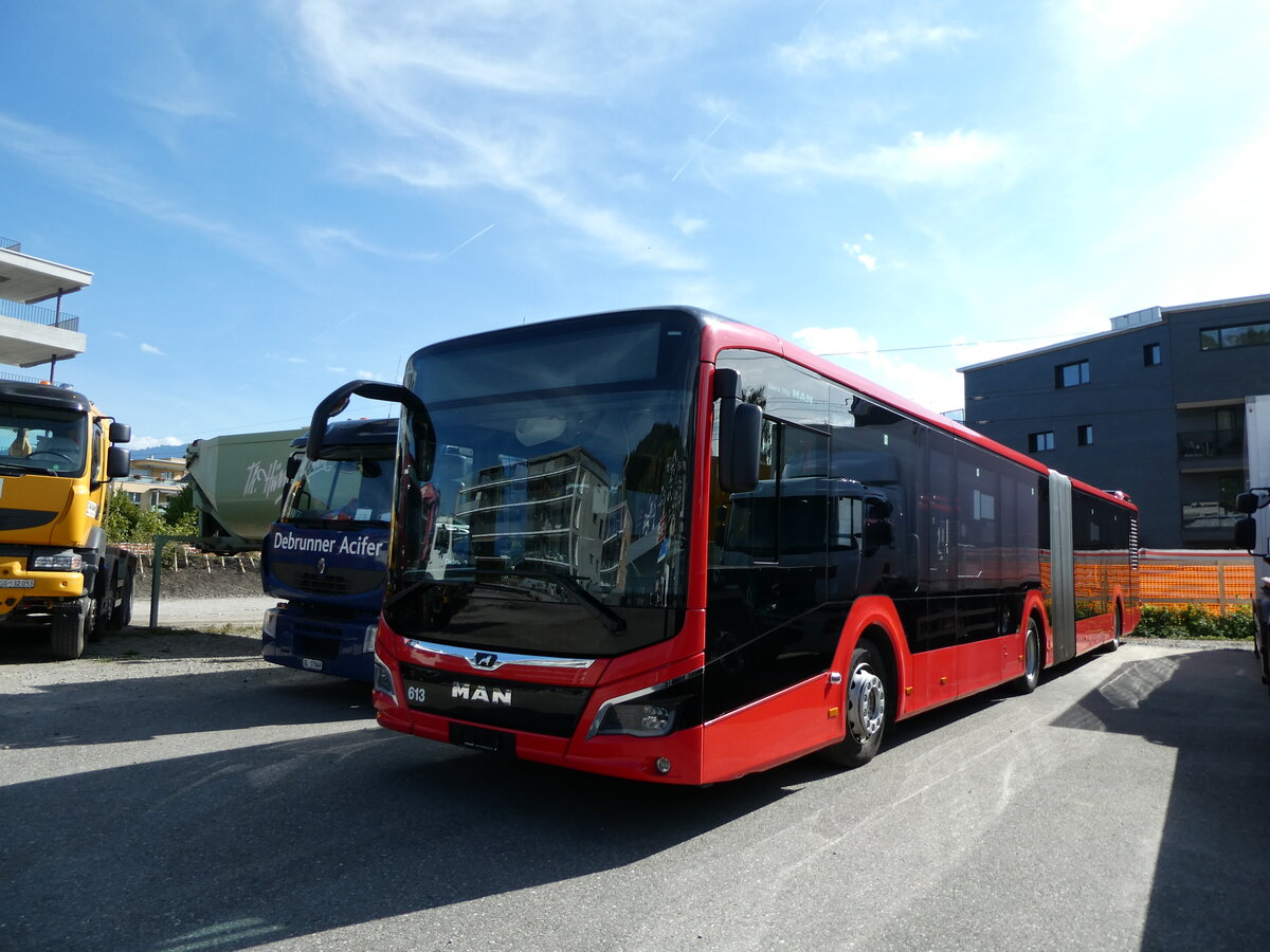 (228'606) - AHW Horgen - Nr. 613 - MAN am 2. Oktober 2021 in Schmerikon, Thomann