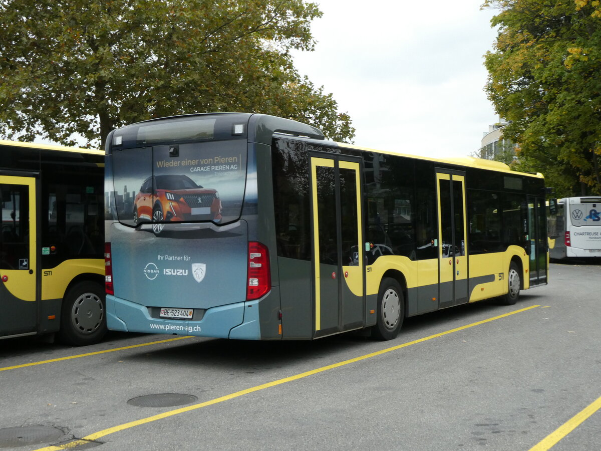 (228'745) - STI Thun - Nr. 404/BE 523'404 - Mercedes am 9. Oktober 2021 bei der Schiffl�ndte Thun