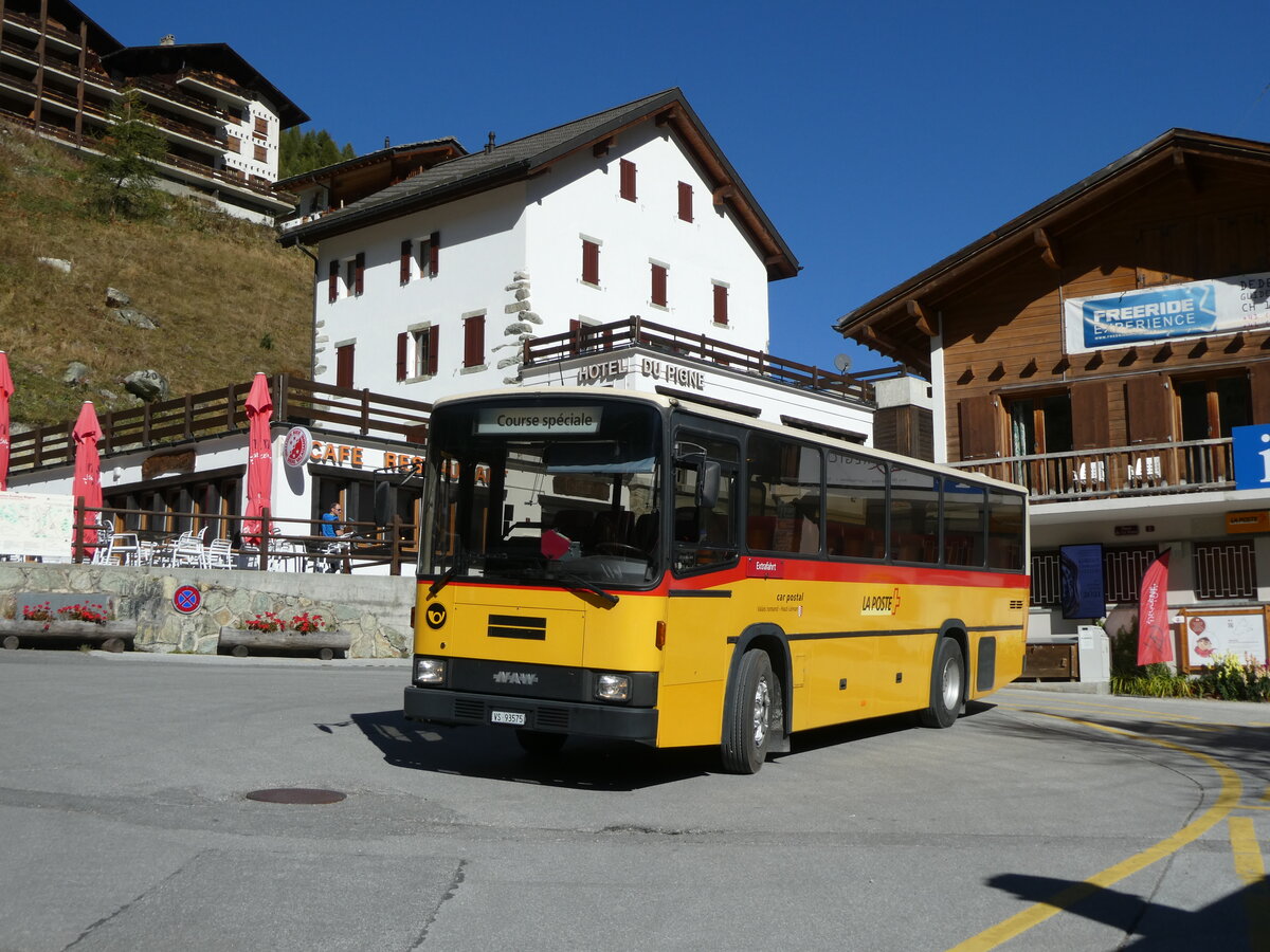 (228'768) - Oser, B�rchen - VS 93'575 - NAW/Lauber (ex Epiney, Ayer) am 10. Oktober 2021 in Arolla, Post