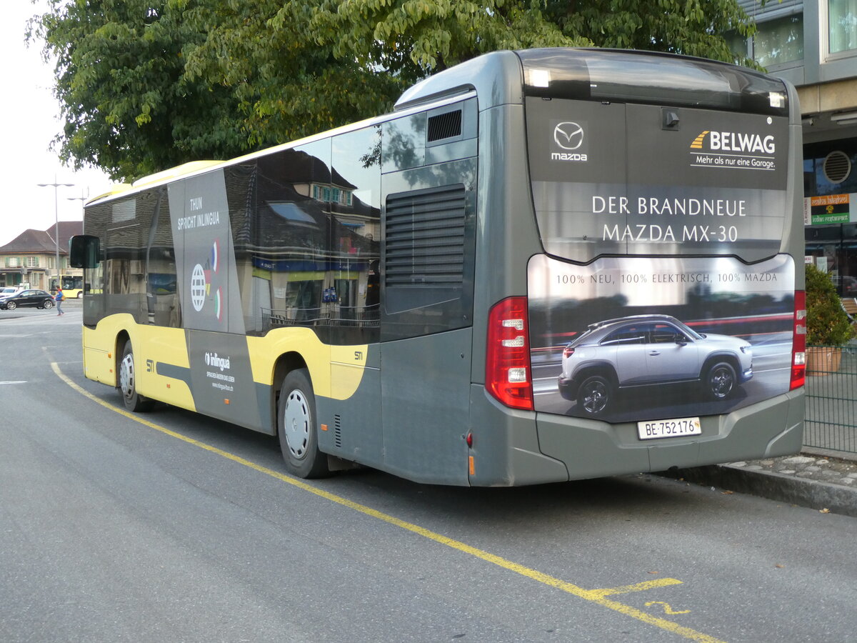 (228'923) - STI Thun - Nr. 176/BE 752'176 - Mercedes am 12. Dezember 2021 bei der Schiffl�ndte Thun