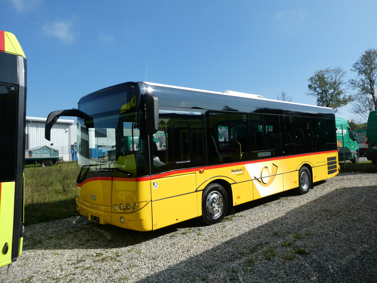 (229'344) - PostAuto Graub�nden - PID 11'757 - Solaris am 16. Oktober 2021 in Ruswil, Garage ARAG