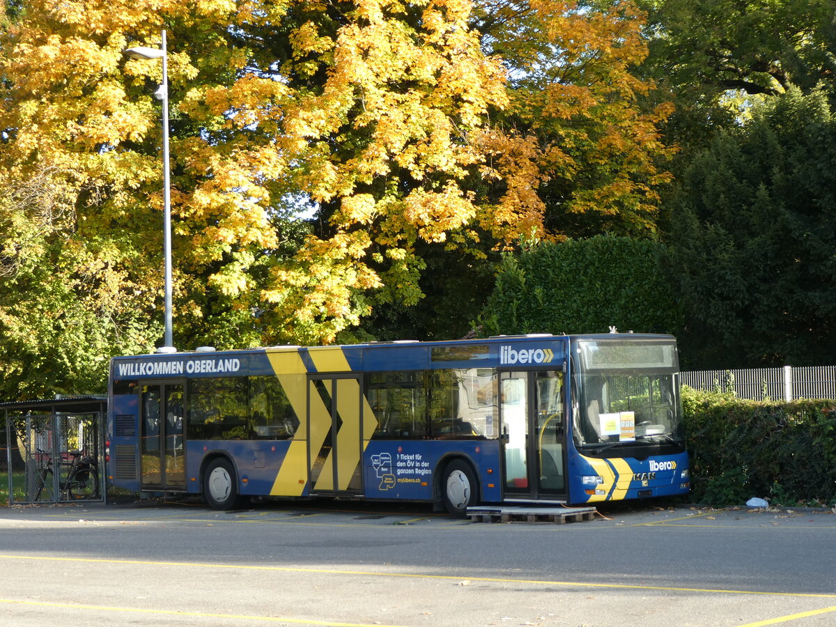 (229'811) - STI Thun - Nr. 128 - MAN am 24. Oktober 2021 bei der Schiffl�ndte Thun