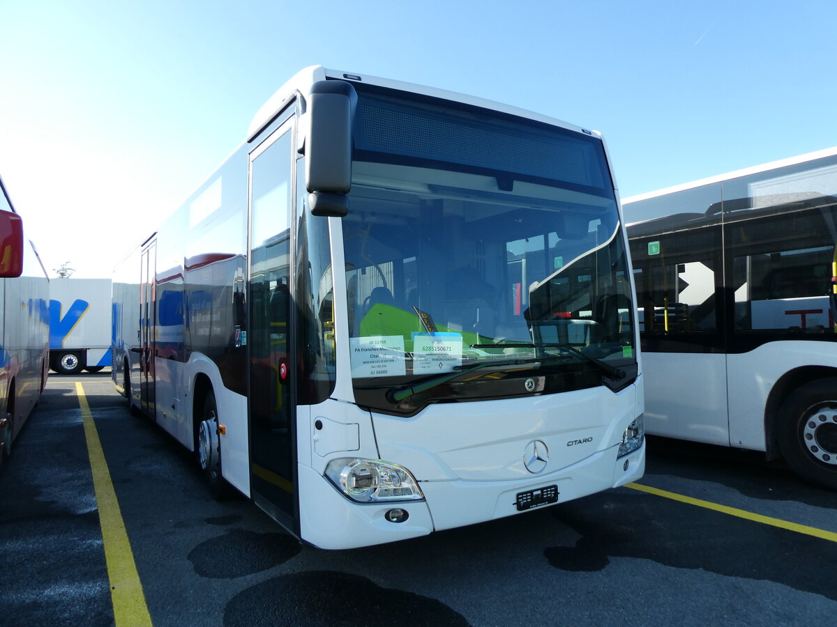 (229'829) - TSPG Saignel�gier - PID 11'768 - Mercedes am 24. Oktober 2021 in Kerzers, Interbus