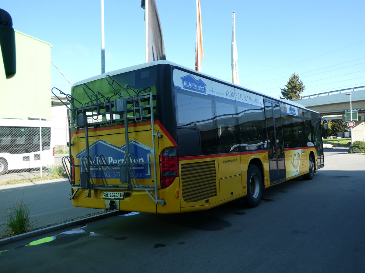 (229'836) - K�bli, Gstaad - BE 104'023 - Setra (ex Nr. 1) am 24. Oktober 2021 in Kerzers, Interbus