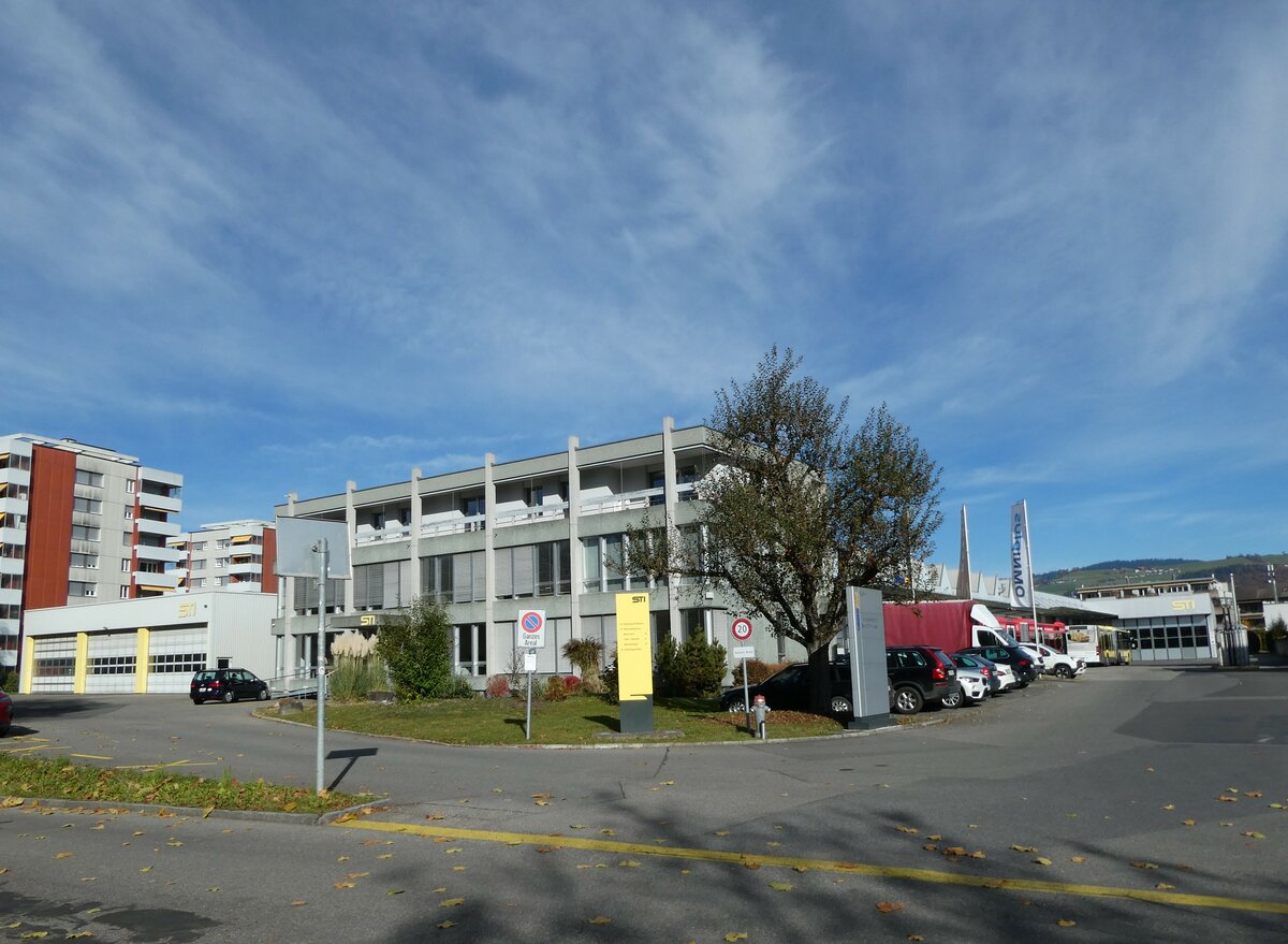 (230'072) - STI-Garagen und Betriebsgeb�ude am 7. November 2021 in Thun, Garage