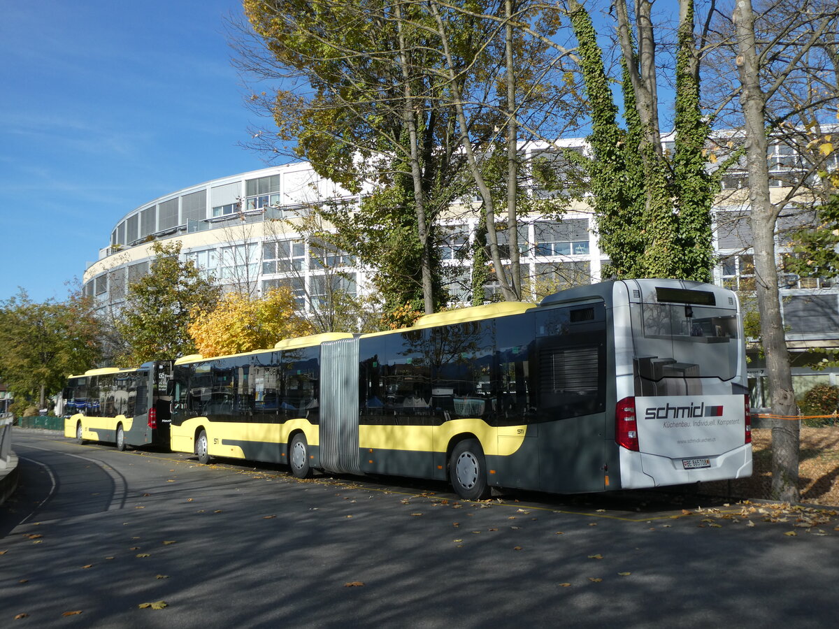 (230'077) - STI Thun - Nr. 708/BE 865'708 - Mercedes am 7. November 2021 bei der Schiffl�ndte Thun