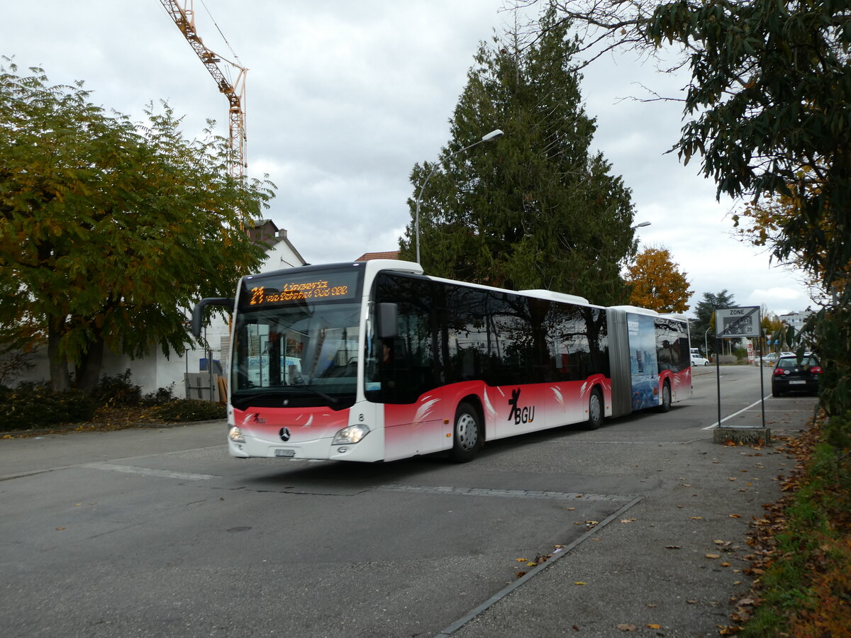 (230'167) - BGU Grenchen - Nr. 8/SO 21'958 - Mercedes am 8. November 2021 beim Bahnhof Grenchen S�d