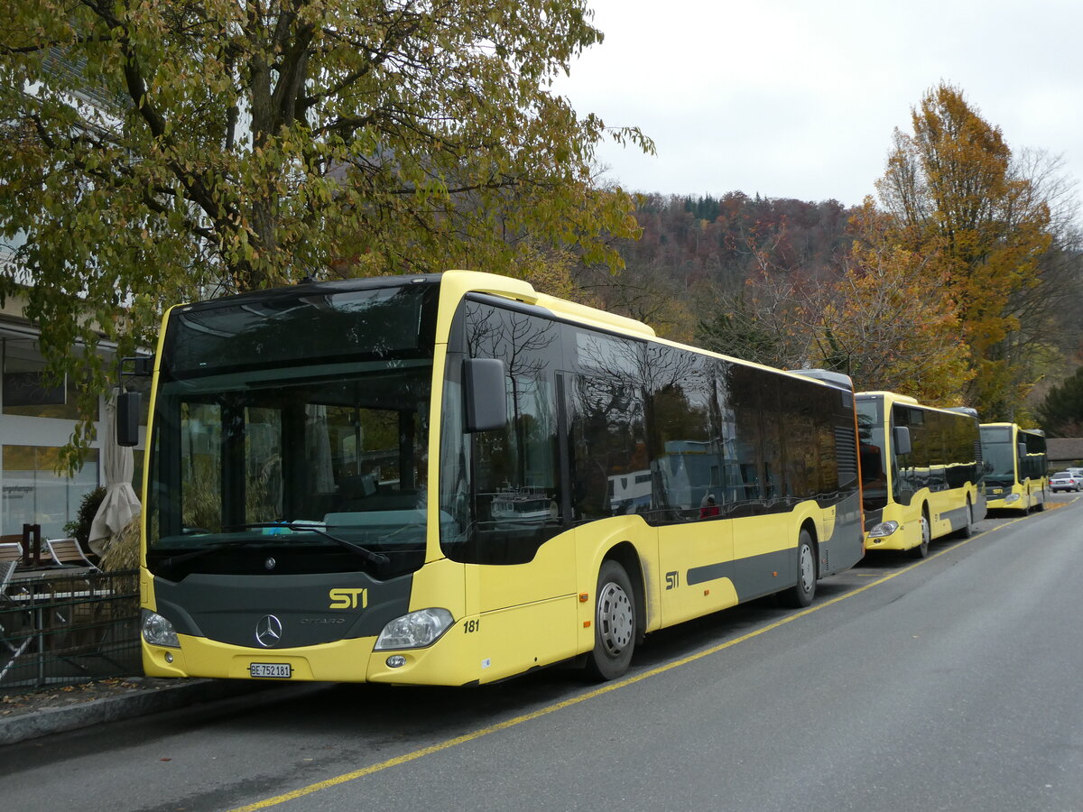 (230'770) - STI Thun - Nr. 181/BE 752'181 - Mercedes am 15. November 2021 bei der Schiffl�ndte Thun
