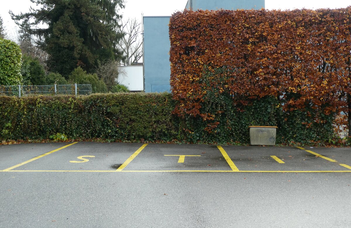 (231'046) - STI-Parkpl�tze am 5. Dezember 2021 bei der Schiffl�ndte Thun