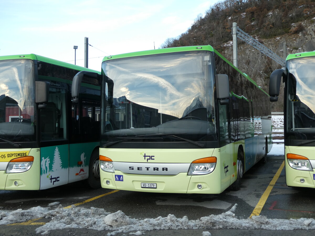 (231'177) - TPC Aigle - Nr. 25/VD 1379 - Setra (ex Vol�nbusz, H-Budapest) am 12. Dezember 2021 in Aigle, D�p�t