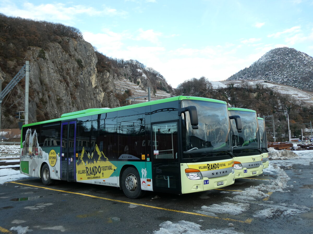 (231'178) - TPC Aigle - Nr. 26/VD 1009 - Setra (ex Vol�nbusz, H-Budapest) am 12. Dezember 2021 in Aigle, D�p�t
