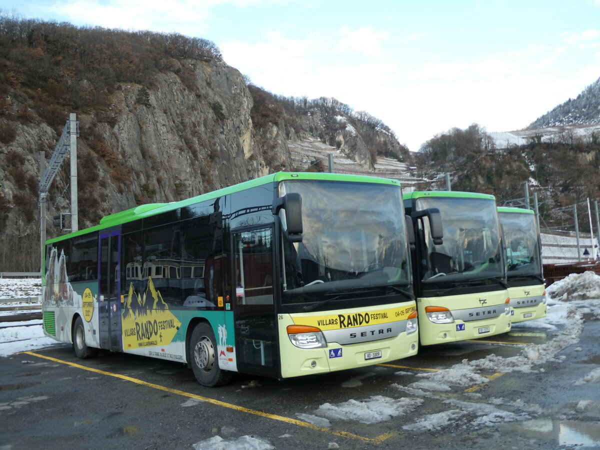 (231'179) - TPC Aigle - Nr. 26/VD 1009 - Setra (ex Vol�nbusz, H-Budapest) am 12. Dezember 2021 in Aigle, D�p�t