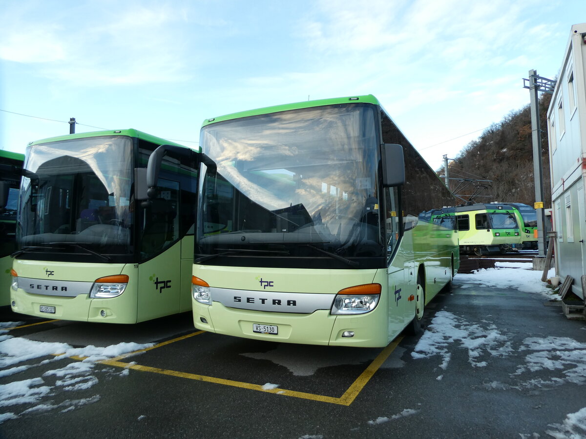 (231'180) - TPC Aigle - Nr. 5/BS 5130 - Setra am 12. Dezember 2021 in Aigle, D�p�t