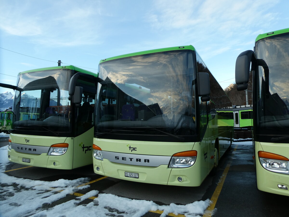 (231'182) - TPC Aigle - Nr. 19/VS 325'127 - Setra am 12. Dezember 2021 in Aigle, D�p�t
