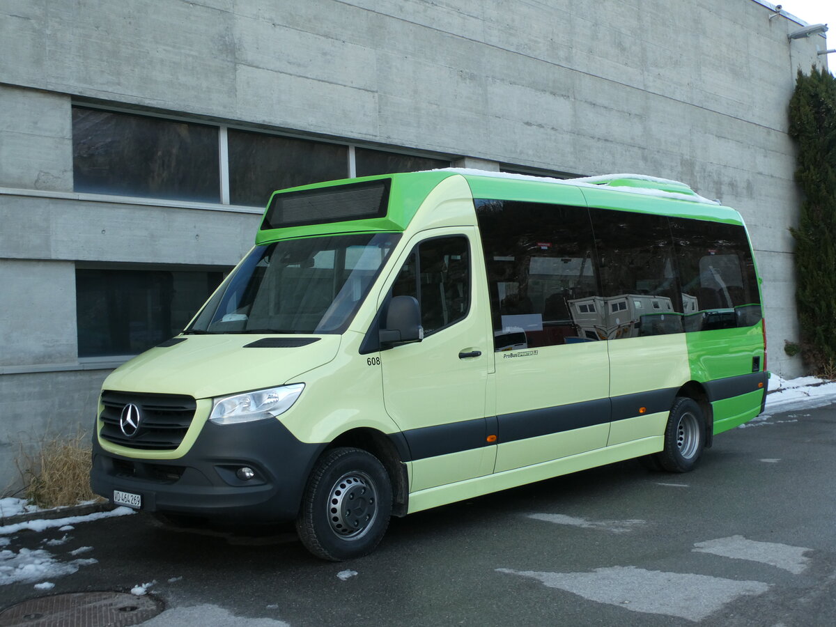 (231'185) - TPC Aigle - Nr. 608/VD 464'269 - Mercedes/Probus am 12. Dezember 2021 in Aigle, D�p�t