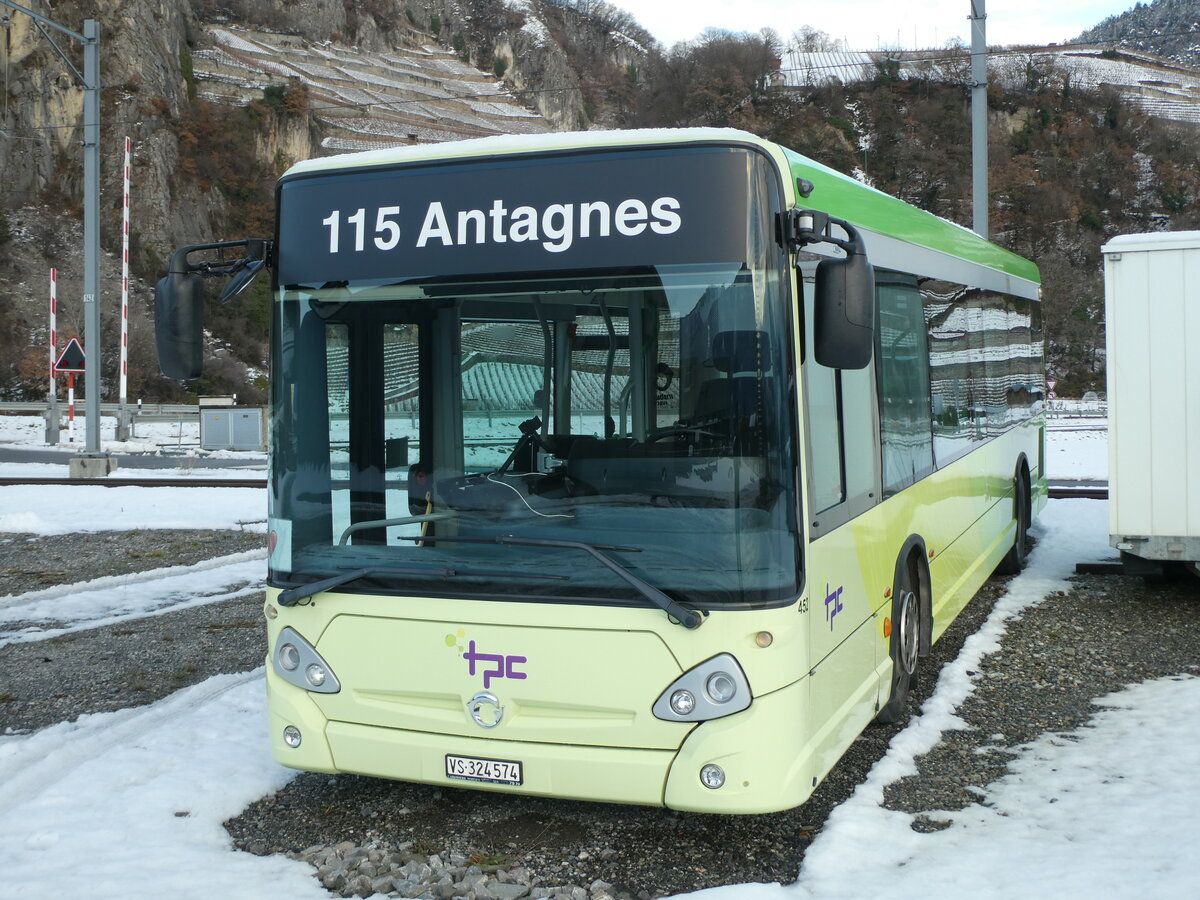 (231'187) - TPC Aigle - Nr. 452/VS 324'574 - Irisbus am 12. Dezember 2021 in Aigle, D�p�t