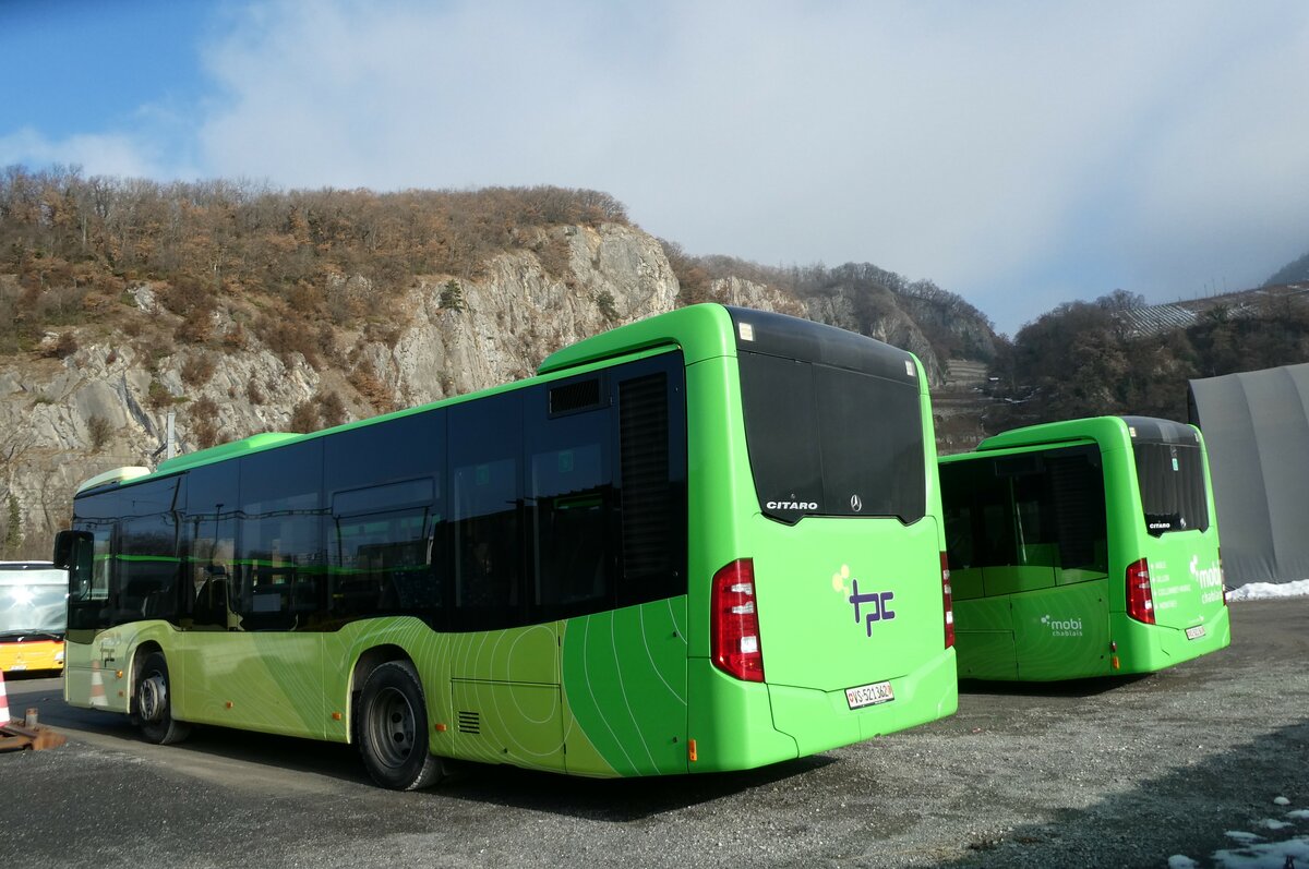 (231'464) - TPC Aigle - Nr. 659/VS 521'362 - Mercedes (ex Wegis, D-Bermatingen) am 18. Dezember 2021 in Aigle, D�p�t