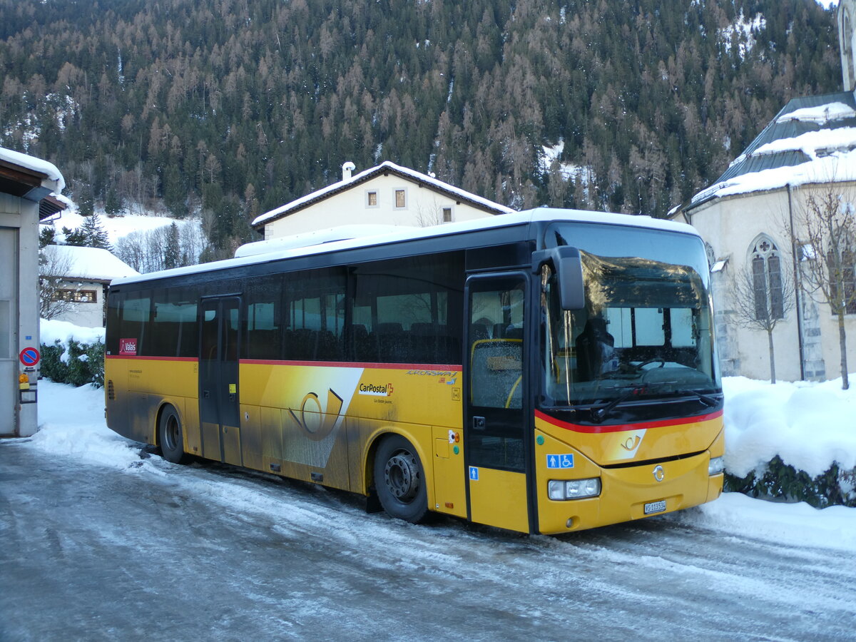 (231'481) - TMR Martigny - Nr. 128/VS 113'534 - Irisbus am 18. Dezember 2021 in Le Ch�ble, Garage