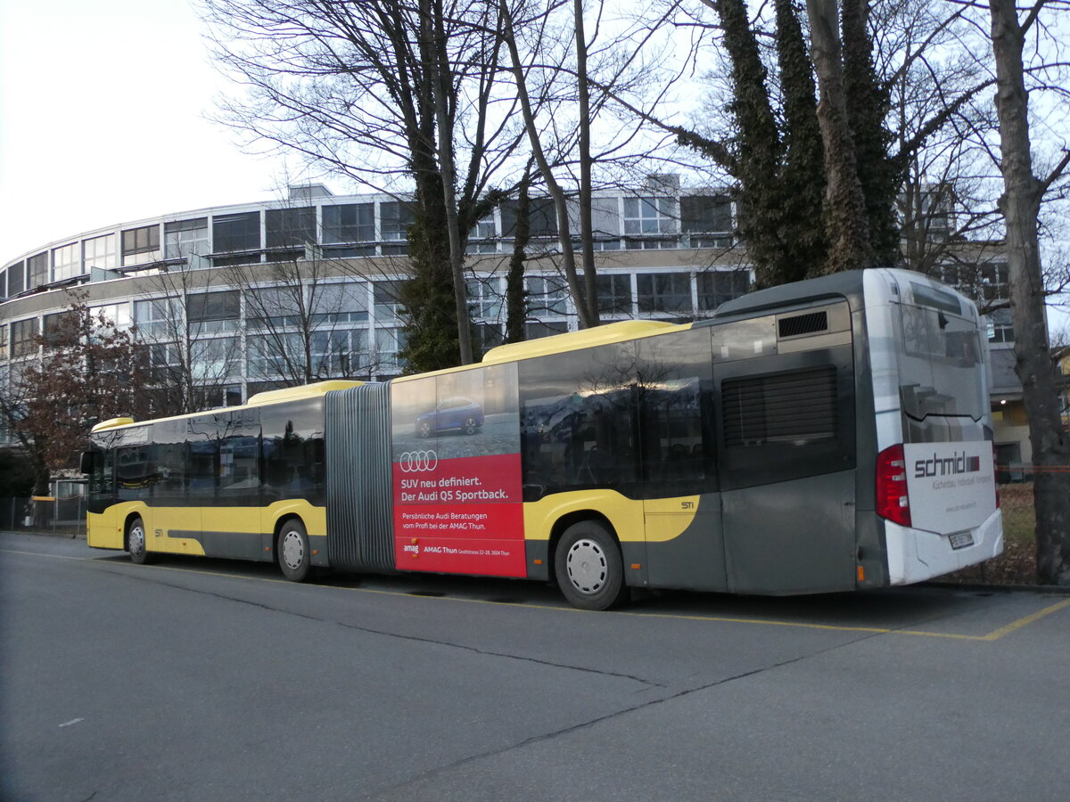 (231'784) - STI Thun - Nr. 708/BE 865'708 - Mercedes am 8. Januar 2022 bei der Schiffl�ndte Thun