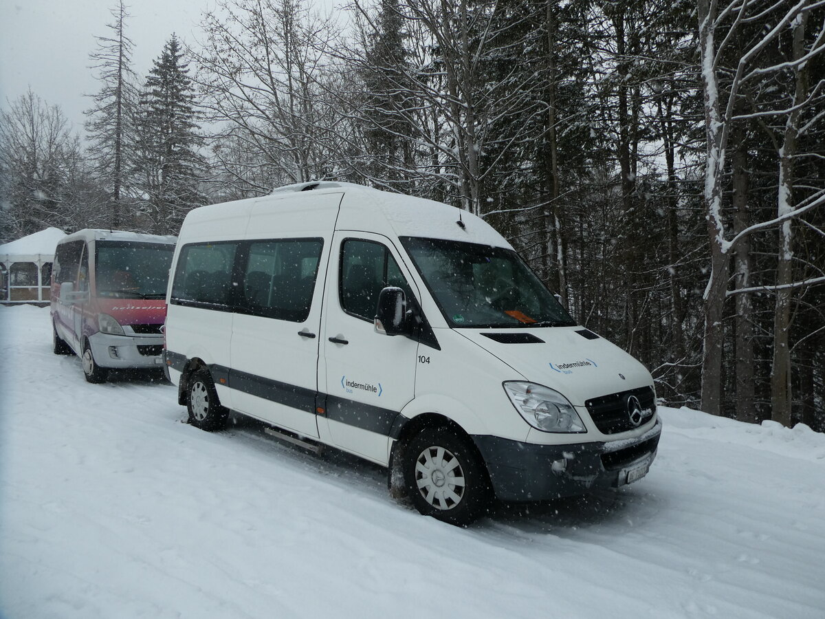 (231'925) - Inderm�hle, Rekingen - Nr. 104/AG 71'221 - Mercedes am 9. Januar 2022 in Adelboden, ASB