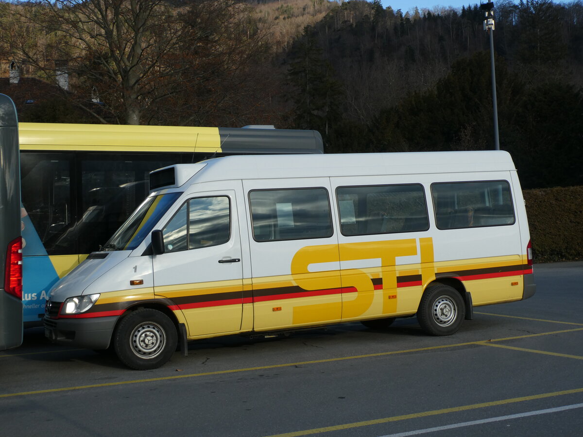 (232'250) - STI Thun - Nr. 1/BE 300'401 - Mercedes am 21. Januar 2022 bei der Schiffl�ndte Thun