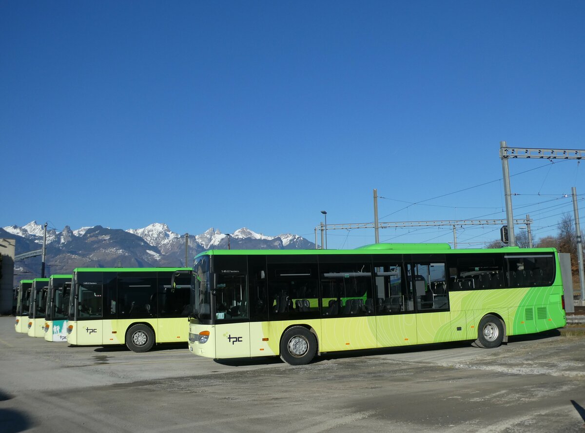 (232'330) - TPC Aigle - Nr. 34/VD 264'510 - Setra (ex Vol�nbusz, H-Budapest) am 23. Januar 2022 in Aigle, D�p�t