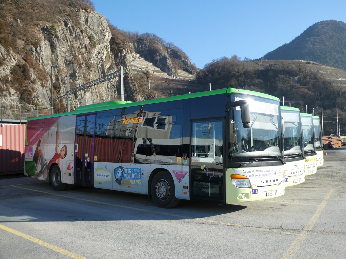 (232'340) - TPC Aigle - Nr. 27/VD 608 - Setra (ex Vol�nbusz, H-Budapest) am 23. Januar 2022 in Aigle, D�p�t
