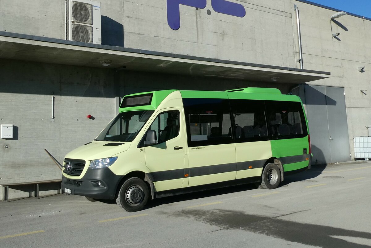 (232'343) - TPC Aigle - Nr. 608/VD 464'269 - Mercedes/ProBus am 23. Januar 2022 in Aigle, D�p�t