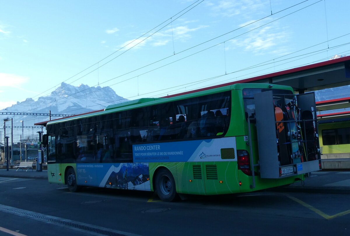 (232'443) - TPC Aigle - Nr. 25/VD 1379 - Setra (ex Vol�nbusz, H-Budapest) am 29. Januar 2022 beim Bahnhof Aigle