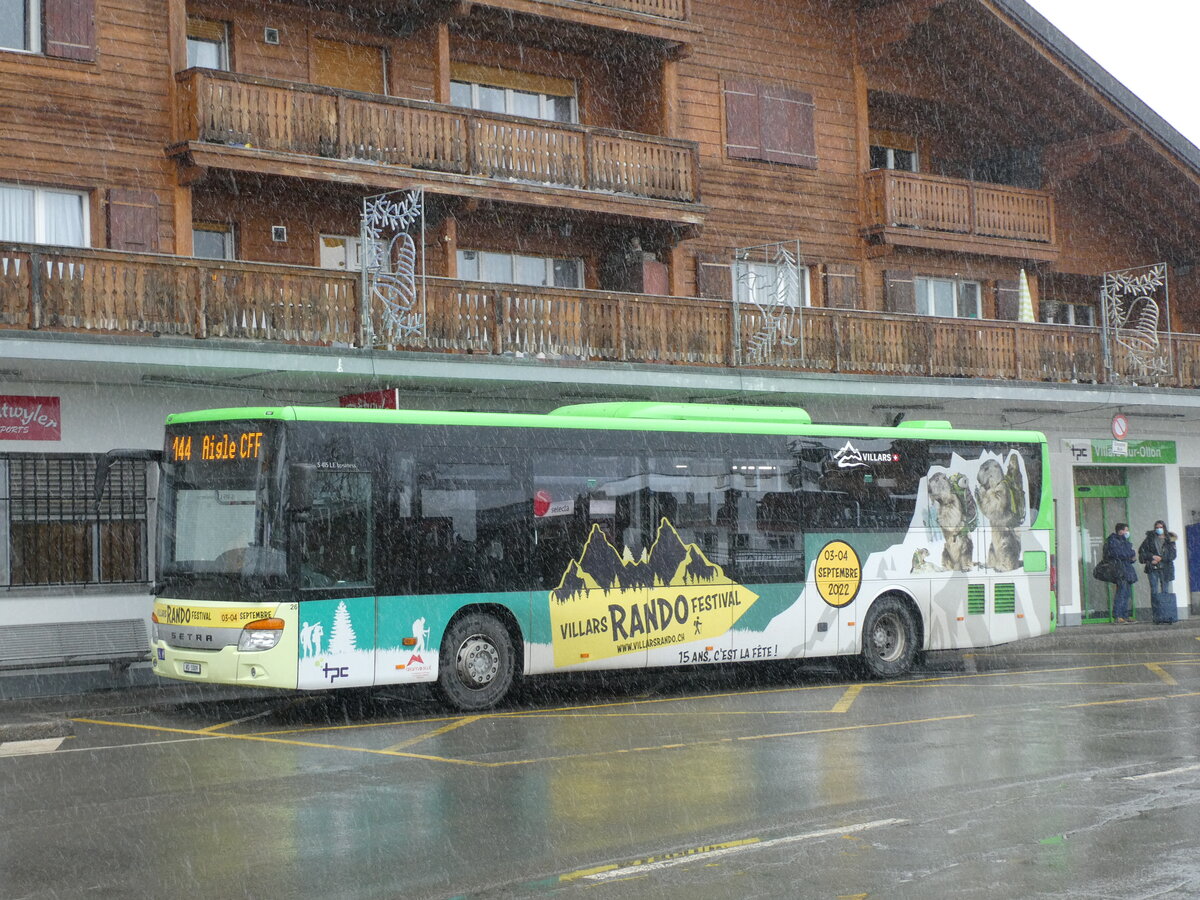 (232'591) - TPC Aigle - Nr. 26/VD 1079 - Setra (ex Vol�nbusz, H-Budapest) am 31. Januar 2022 beim Bahnhof Villars-sur-Ollon