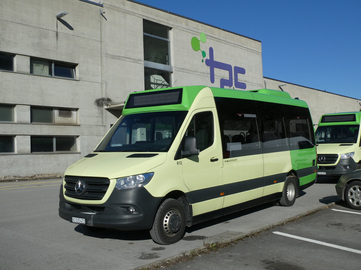 (233'147) - TPC Aigle - Nr. 612/VS 535'473 - Mercedes/ProBus am 26. Februar 2022 in Aigle, D�p�t