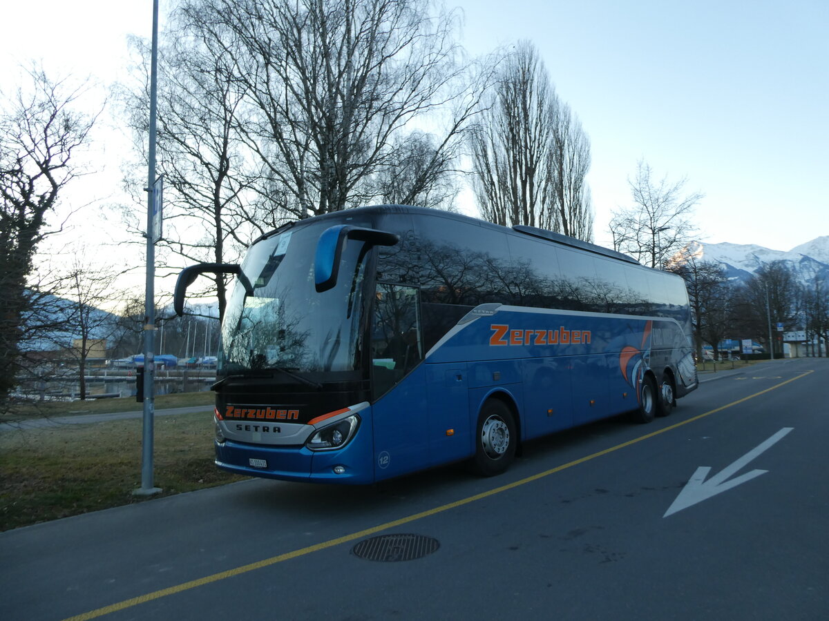 (233'351) - Zerzuben, Visp-Eyholz - Nr. 12/VS 100'431 - Setra am 1. M�rz 2022 in Thun, Lachen