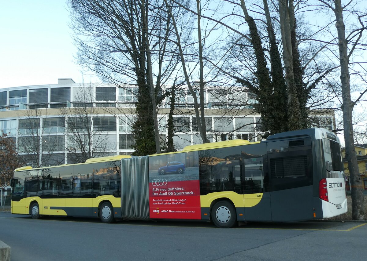 (233'362) - STI Thun - Nr. 708/BE 865'708 - Mercedes am 5. M�rz 2022 bei der Schiffl�ndte Thun