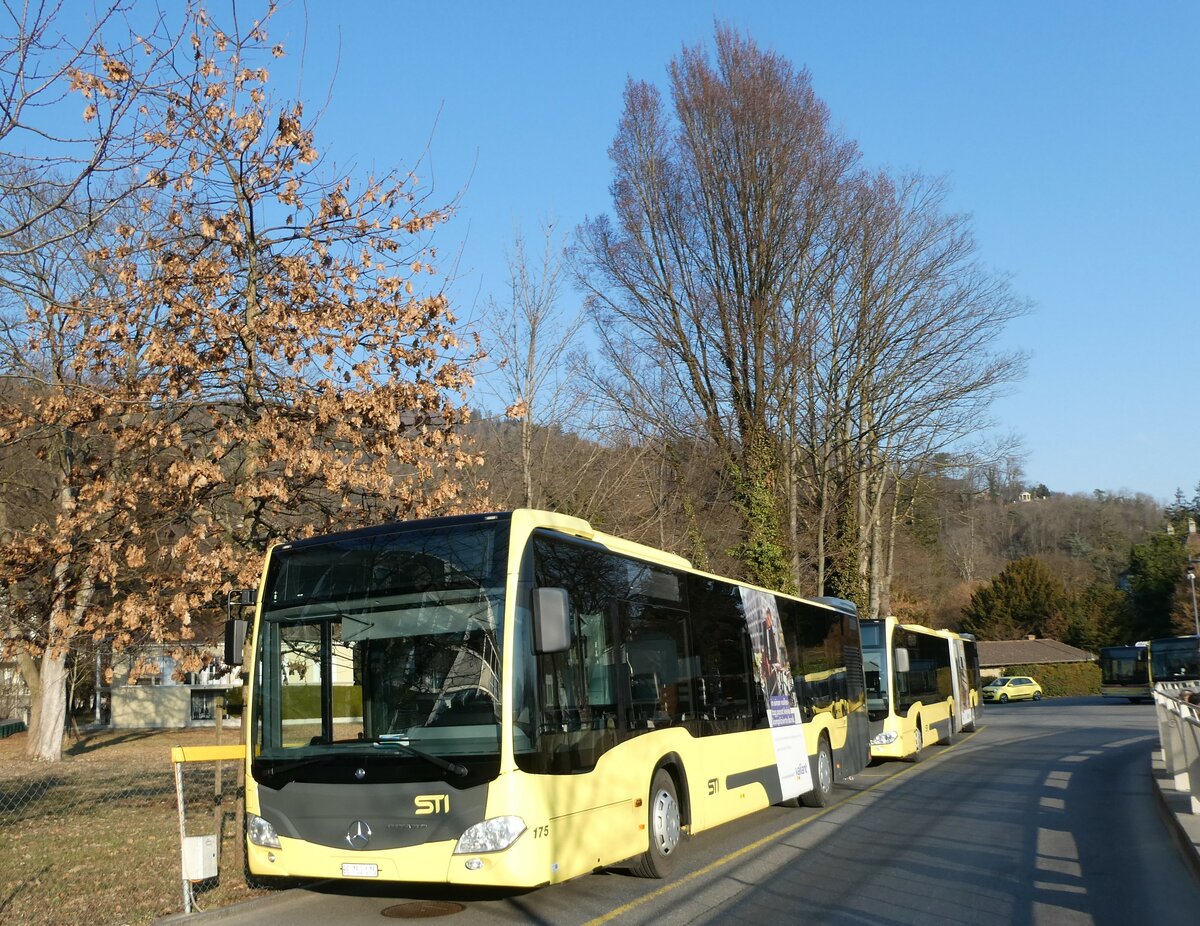 (233'366) - STI Thun - Nr. 175/BE 752'175 - Mercedes am 5. M�rz 2022 bei der Schiffl�ndte Thun