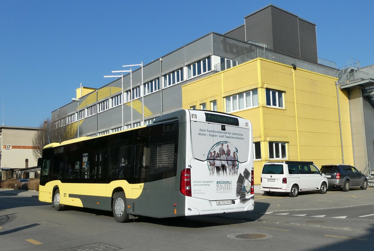 (233'387) - STI Thun - Nr. 174/BE 752'174 - Mercedes am 6. M�rz 2022 in Thun, Mittlere Strasse