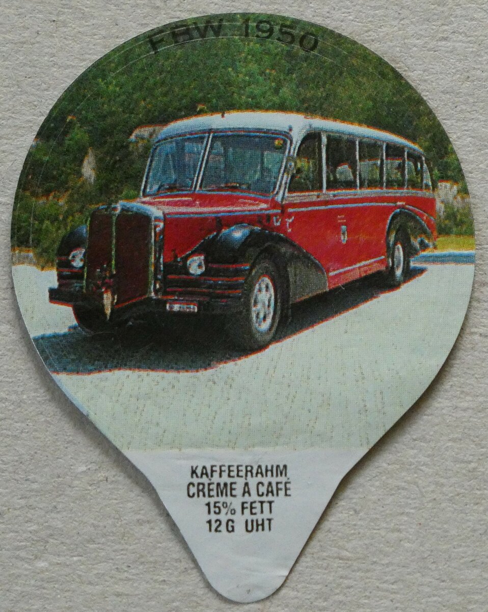 (233'396) - Kaffeerahm - FBW 1950 - am 6. M�rz 2022 in Thun