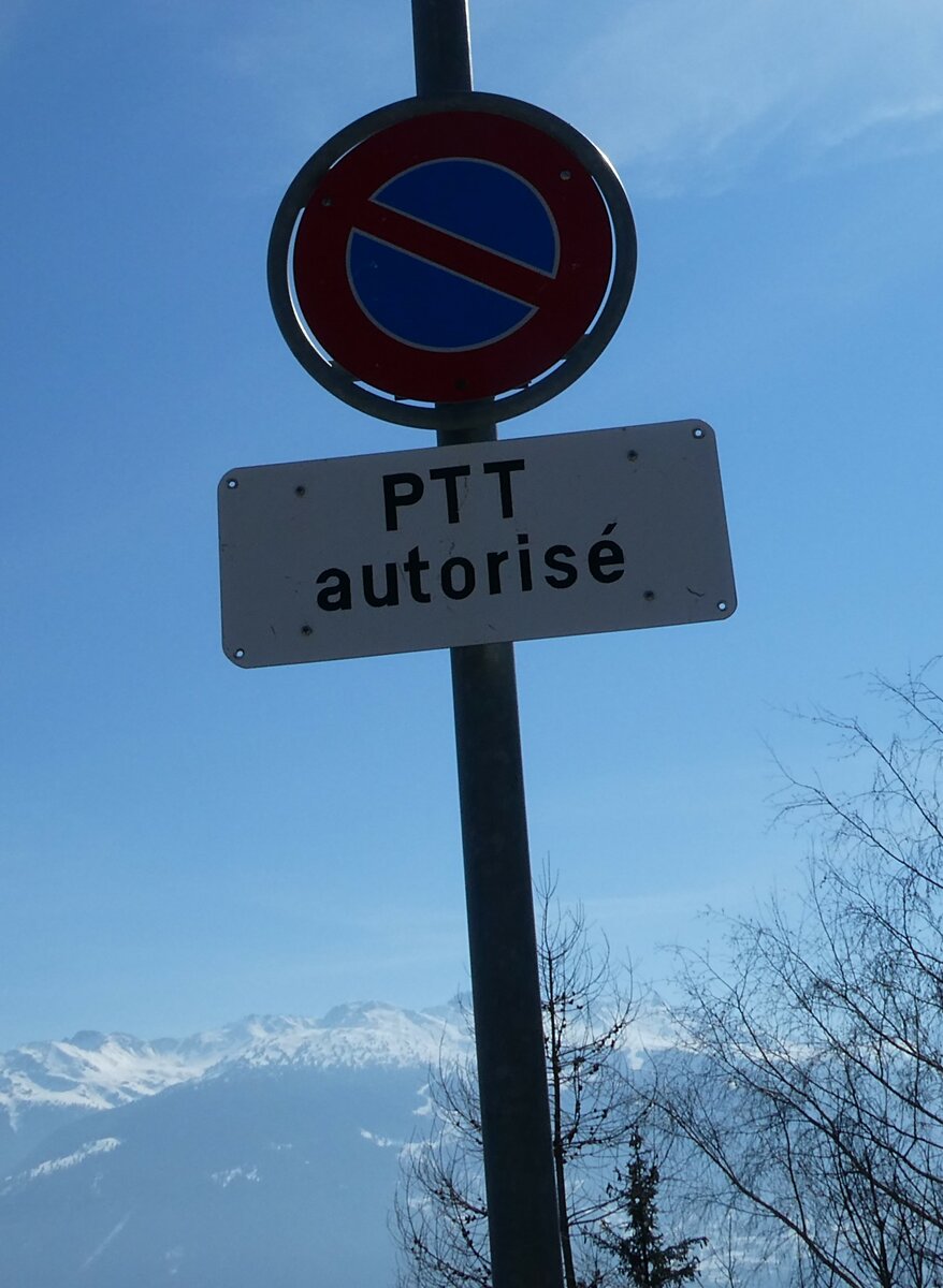 (233'418) - PTT autoris� am 7. M�rz 2022 in Anz�re, T�l�cabine