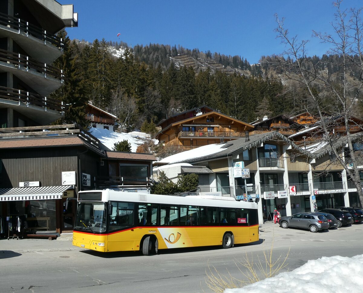 (233'423) - Buchard, Leytron - VS 203'400 - Volvo (ex SAPJV, L'Isle Nr. 30) am 7. M�rz 2022 in Anz�re, Centre