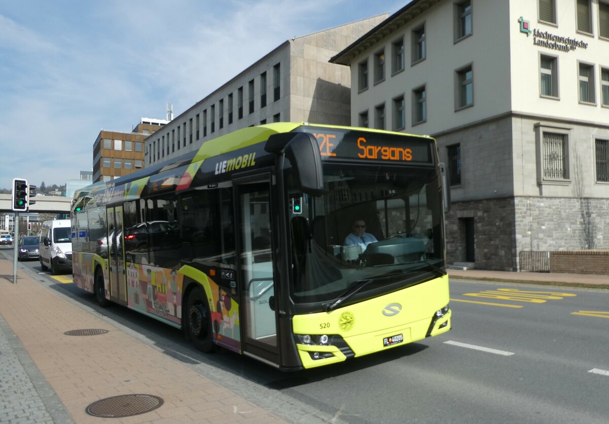 (233'538) - BOS PS Anstalt, Vaduz - Nr. 520/FL 40'205 - Solaris am 8. M�rz 2022 in Vaduz, Post