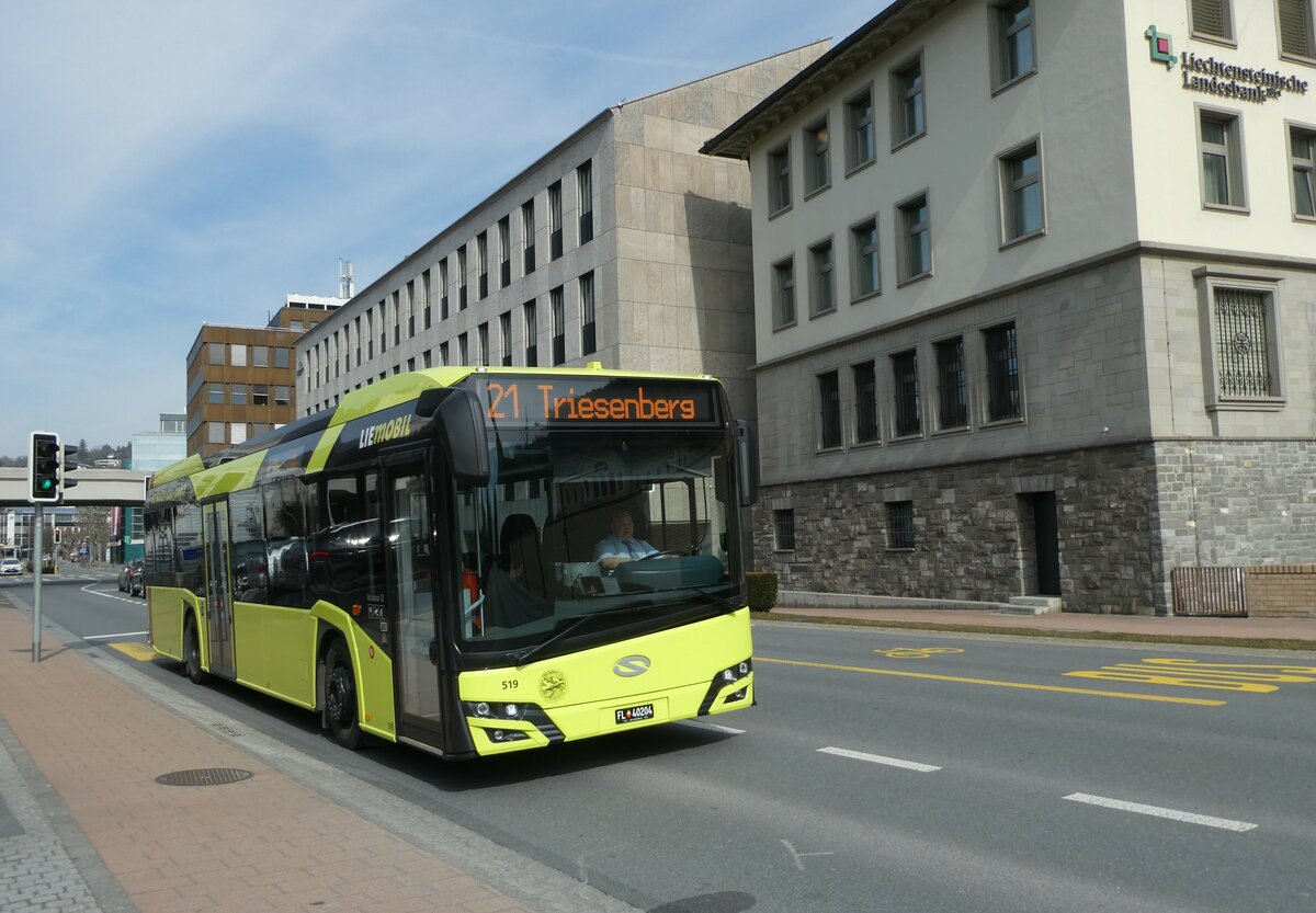 (233'546) - BOS PS Anstalt, Vaduz - Nr. 519/FL 20'204 - Solaris am 8. M�rz 2022 in Vaduz, Post