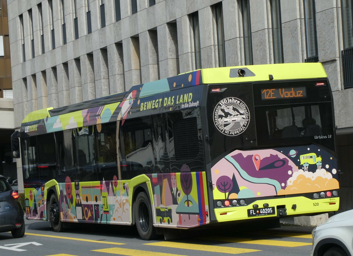 (233'550) - BOS PS Anstalt, Vaduz - Nr. 520/FL 40'205 - Solaris am 8. M�rz 2022 in Vaduz, Post