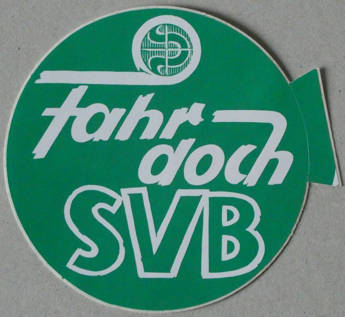 (233'584) - Kleber f�r Fahr doch SVB am 9. M�rz 2022 in Thun