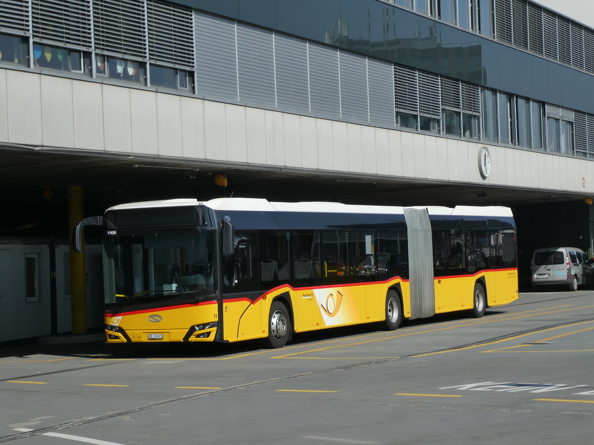 (233'588) - Steiner, Ortschwaben - Nr. 11/BE 26'023 - Solaris am 9. M�rz 2022 in Bern, Postautostation